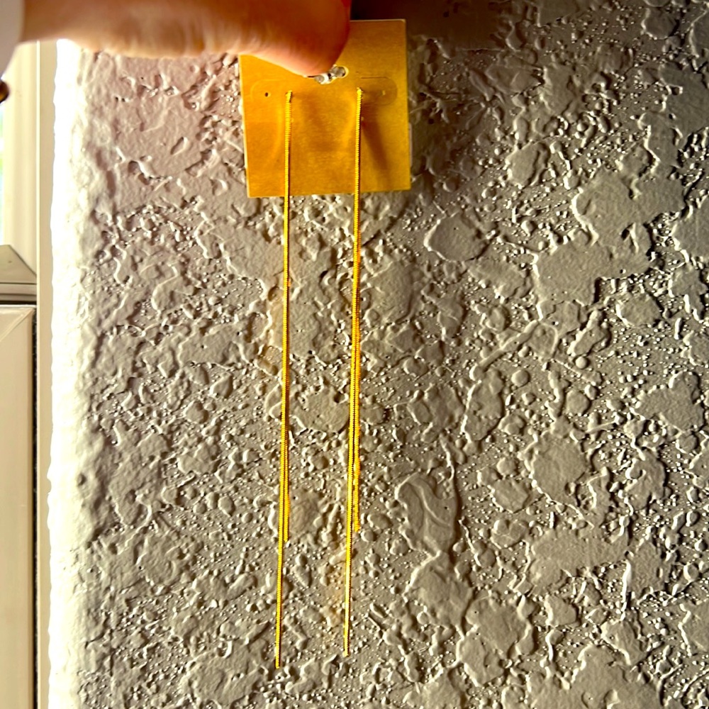 NWT gold statement earrings